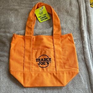 Trader Joe's Orange Tote Bag